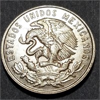 1964 MEXICO 25 CENTAVOS - Superb Gem Example