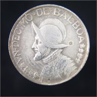 1947 Panama 1/10 Balboa - 90% Silver Dime