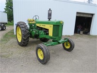 JOHN DEERE 730 GAS TRACTOR WIDE FRONT END, 3PT