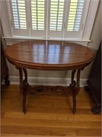 Oak Occasional Table on Casters