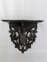 Antiqe Hand Carved Figural Wall Shelf