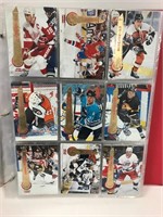94-95 Pinnacle series two hockey cards. 400 plus