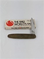 1982 Worlds Fair Parker Cutlery Poket Knife with