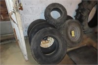 GROUP OF TRUCK & TRAILER TIRES- VARIOUS SIZES