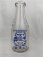 Southern Dairies, Knoxville TN 1 Qt Milk Bottle