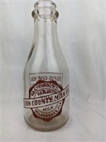 Leon County, Tallahassee FL 1 Qt Milk Bottle