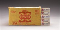 1,100 RDS. WESTERN SUPER-X 308 WINCHESTER AMMO.