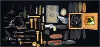 COLLECTION OF SHOOTING SUPPLIES & ACCESSORIES.