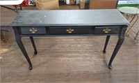 Black Sofa Table with Drawers