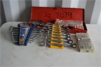 Standard wrenches, ratches screw driver,