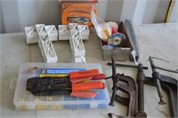 Wire strippers,C-clamps, terminal kit