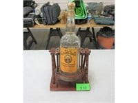 OLD GRAND-DAD WHISKEY BOTTLE AND STAND