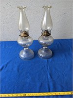 Pair of Kerosene Lamps