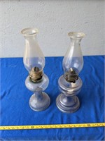 Pair of Kerosene Lamps