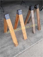 2 Pairs of Sawhorse Legs