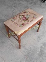 Embroidered Stool