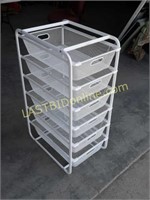 6 Drawer Wire Storage Unit