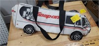 Snap on zip up bag