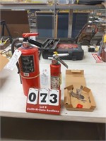 Pair Fire Extinguishers
