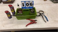 Lot of Assorted Tools and Lubricants