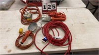 Lot of Extension Cords & Trouble Lights