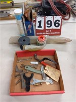 Assorted Wrenches, Tools & Items