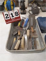 Lot Assorted Masonry Tools