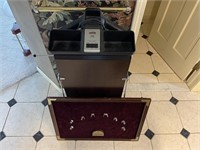 DISPLAY BOARD AND TROUSER PRESS