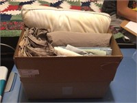 Box of Assorted Bed Linens