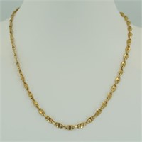 18Kt 17" yellow gold chain