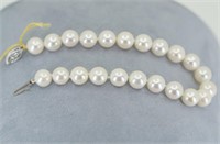 7" Japanese akoya pearl bracelet