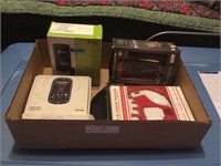 Box of Assorted Cell Phones & Accessories