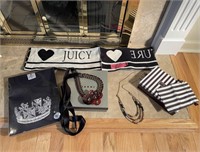 JUICY COUTURE SCARF, MARNI NECKLACE/BELT, HENRI