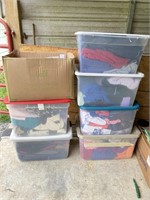 5 Totes Full Of Womens Clothing