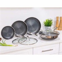 Hexclad COMMERCIAL 7 PC Tri-Ply Cookware