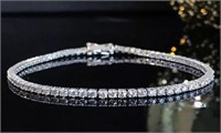 2ct natural diamond bracelet 18k gold