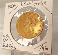 1914 Gold Eagle $10.00 Liberty Head - 16.67 gm