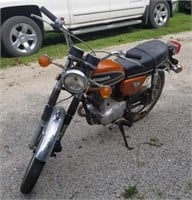 Vintage 1974 Honda CB 125 Motorcycle