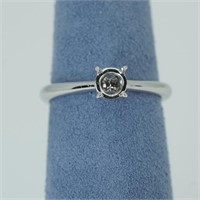 Platinum 4 prong solitaire mounting