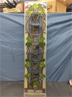 42" Stained Glass Welcome Sign
