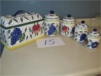 CANISTER SET (CERAMIC)