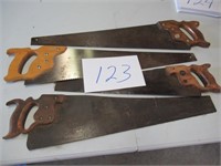 HAND SAWS INCLUDING VERY OLD DISSTON