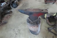 ANVIL ON WOOD BLOCK