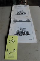FORD OPERATOR MANUAL FOR 600 & 800 TRACTORS
