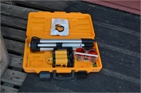JOHNSON level & tools - like new in case