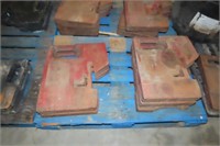 STAMPED IH 100LB SUITCASE WEIGHTS WITH HANDLE