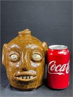Reggie Meaders Pottery Face Jug