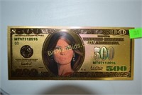 Melania Trump $500 Bill