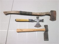 3 Vintage Axes