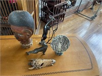 WOOD CARVINGS AND IRON DECOR